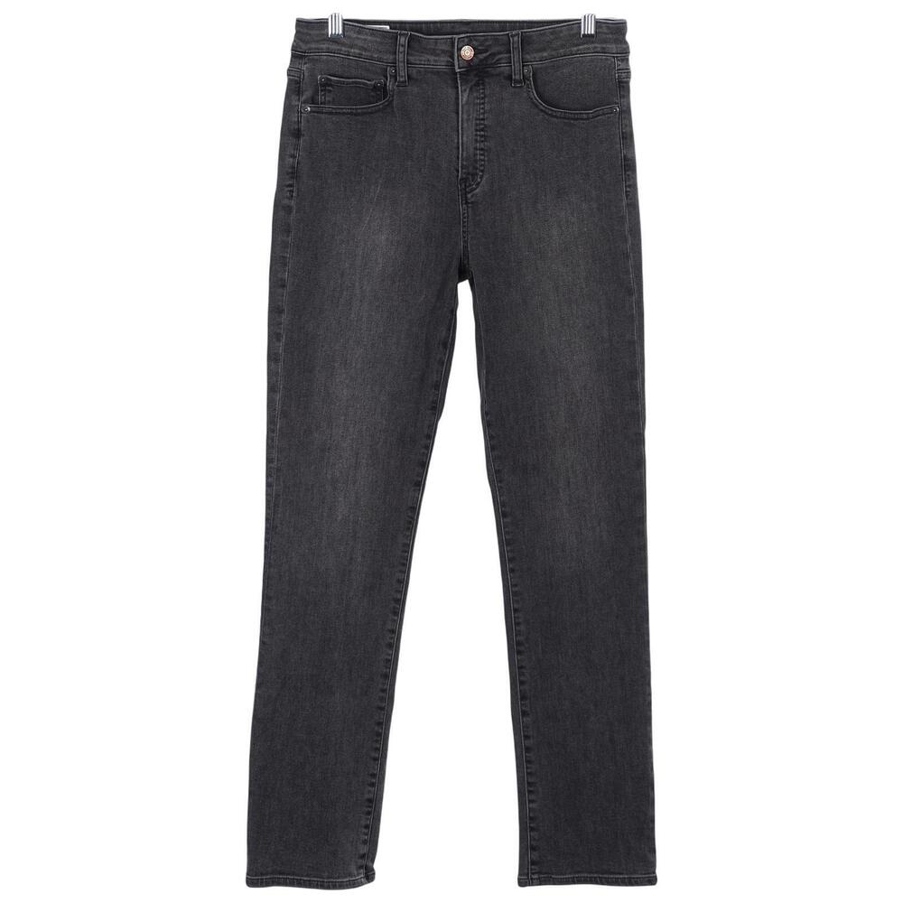 GAP Jeans 29 8R Gray Classic Straight Leg High Rise Cotton Blend Denim Stretch